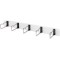 DIGITUS Panneau de retenue de cable 19" 1HE 5 Barres de Guidage en Acier Rond 75 x 40 mm pour cable Patch Gris