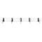 DIGITUS Panneau de retenue de cable 19" 1HE 5 Barres de Guidage en Acier Rond 75 x 40 mm pour cable Patch Gris