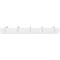 DIGITUS Panneau de retenue de cable 19" 1HE 5 Barres de Guidage en Acier Rond 75 x 40 mm pour cable Patch Gris
