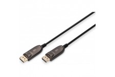 DIGITUS Cable de Fibre Optique Hybride DisplayPortâ„¢ AOC, UHD 8K, 10 m