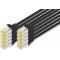DIGITUS Cat 6A S-FTP Cable de Brassage, CU, LSZH AWG 26/7, Length 0.25 m, 10 Pieces, Color Black