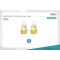 CAT 6A S-FTP Cable de brassage, Cu, LSZH AWG 26/7, length 1 m, 10 pieces, color grey