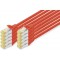 CAT 6A S-FTP Cable de brassage, Cu, LSZH AWG 26/7, length 1 m, 10 pieces, color red