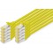 DIGITUS Cat 6A S-FTP Cable de Brassage, CU, LSZH AWG 26/7, Length 1 m, 10 Pieces, Color Yellow