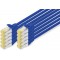 CAT 6A S-FTP Cable de brassage, Cu, LSZH AWG 26/7, length 2 m, 10 pieces, color blue