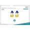 CAT 6A S-FTP Cable de brassage, Cu, LSZH AWG 26/7, length 2 m, 10 pieces, color blue