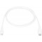 Cable de Chargement de donnees USB, Lightning - USB-C M/M, 1,0m, PVC, MFI, Blanc