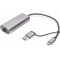 DIGITUS Adaptateurs Ethernet USB 3.0 / USB C 3.1 a  2.5 G