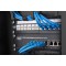 Digitus DN-10-ORG-1-2U-B accessoire de racks Panneau de gestion de cables - 254mm (10")