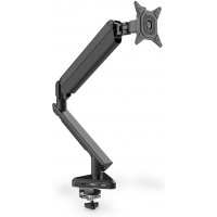  DIGITUS Monitorhalterung avec USB-C Dock 30", 9kg Max, Noir
