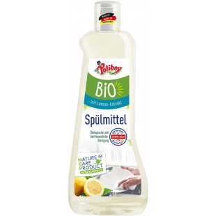 Poliboy - Liquide vaisselle bio - Nettoie en profondeur et en douceur les accessoires de cuisine et la vaisselle - Vegan - 500 m