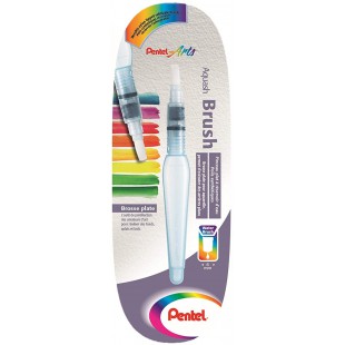 Pentel FRH-MH Aquash Brush Pinceau a  reserve d'eau 10 ml poils synthetiques brosse plate