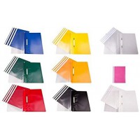 Lot de 25 : prooffice 11072006-000chemises, DIN A4, film en PP, couleurs assorties