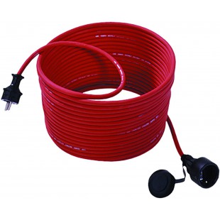 343.370 Rallonge pour tondeuse a  gazon Rouge 25 m
