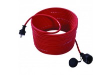343.370 Rallonge pour tondeuse a  gazon Rouge 25 m