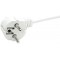 387.271 Rallonge multiprise 3 prises Schuko cable Blanc 3 m