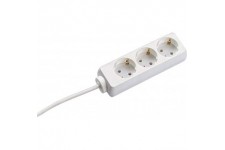 387.270S multiprise 3 Sortie(s) CA Blanc - Multiprises (3 Sortie(s) CA, Blanc, Plastique, 3600 W, 260 g, 41 x 188 x 56 mm)