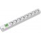  Multiprise 19" IT PDU Basic 1 HE, 8-fach, Argent/gris