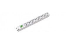  Multiprise 19" IT PDU Basic 1 HE, 8-fach, Argent/gris