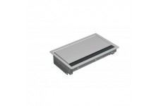Racks amovibles Coni,tole d'acier,argent (RAL 9006) pour le montage dans les plateaux de ta
