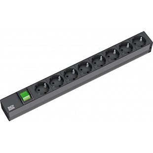  Multiprise Steckdosenleiste 483 mm (19") 1HE, Noir