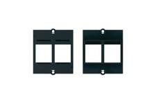 2 x Keystone Prise de Courant Noir
