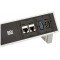 902.502 Bloc multiprise 3 prises avec USB