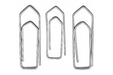 trombones, zingue brillant, 26 mm, contenu: 1000 pieces