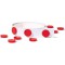sT1305 barre aimantee autocollante 500 x 3,5 cm-blanc
