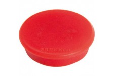 HMS36 01 Aimant puissant 38 mm Charge max 2500 g (Rouge) Lot de 10