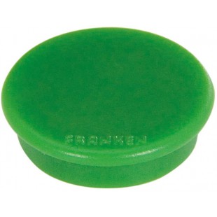 Paquet de 10 Aimants ronds 13 mm Vert