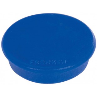 Paquet de 10 Aimants ronds 13 mm Bleu