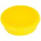 Paquet de 10 Aimants ronds 13 mm Jaune