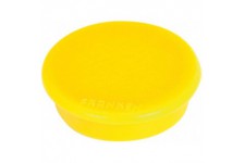 Paquet de 10 Aimants ronds 13 mm Jaune