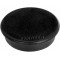 Paquet de 10 Aimants ronds 13 mm Noir