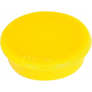 - HM20 - Aimants de 24 mm - Charge max 300 g, jaune