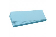 GmbH UMZ 1020 Lot de 500 cartes de presentation rectangulaires Bleu clair 9,5 x 20,5 cm