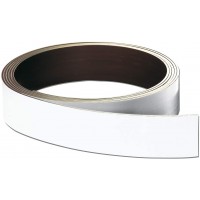 LS20 Ruban magnetique Blanc 20 mm x 1000 cm/0,8 mm