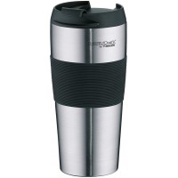 ThermoCafe by 4056.205.040 Mug Isotherme Thermopro, 0,4 l, en Acier Inoxydable, Noir, Acier Inoxydable, Acier Inoxydable, 8,5x8,