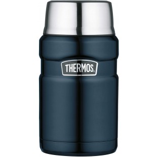 Stainless King Recipient Alimentaire Isotherme en Acier Inoxydable, Acier Inoxydable, Bleu Nuit, 0,71 Liter