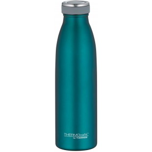 ThermoCafe Gourde Isotherme, Acier Inoxydable, Mat Teal, 0,5 l