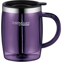 THERMOcafe by THERMOS Tasse de Bureau en Plastique Violet 0,35 l