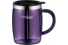 THERMOcafe by THERMOS Tasse de Bureau en Plastique Violet 0,35 l