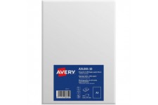 AVERY - Pochette de 10 etiquettes d'affichage autocollantes amovibles (enlevables), Personnalisables et imprimables, Format A3 (