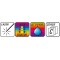 AVERY - Intercalaires a  onglets personnalisables et imprimables, 6 touches, Format A4, En polypropylene colore translucide
