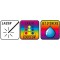 AVERY - Intercalaires a  onglets personnalisables et imprimables12 touches, Format A4, En polypropylene colore translucide