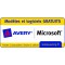 AVERY - Double pochettes intercalaires a  onglets personnalisables et imprimables, 6 touches, Format A4+ (permet de classer des 