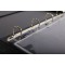 Clairefontaine Marque Charm's Goldline Poches Transparentes, Format A3, 150 microns, 3 Trous (10 Poches), Transparent