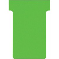 Nobo, Lot de 100 fiches T pour planning, Indice 2, Vert, 2002005
