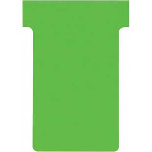 Nobo, Lot de 100 fiches T pour planning, Indice 2, Vert, 2002005